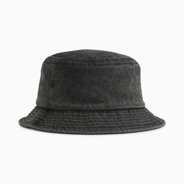 WARDROBE Essentials Metal PUMA CAT Bucket Hat, PUMA Black, large-MEX