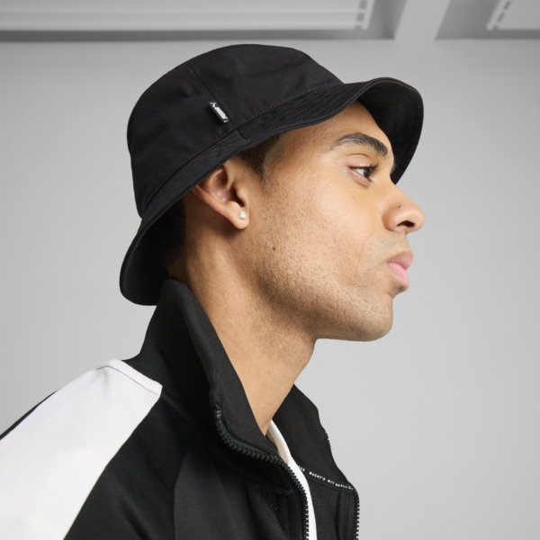 Essentials No.1 Logo Bucket Hat, PUMA Black, large-ZAF