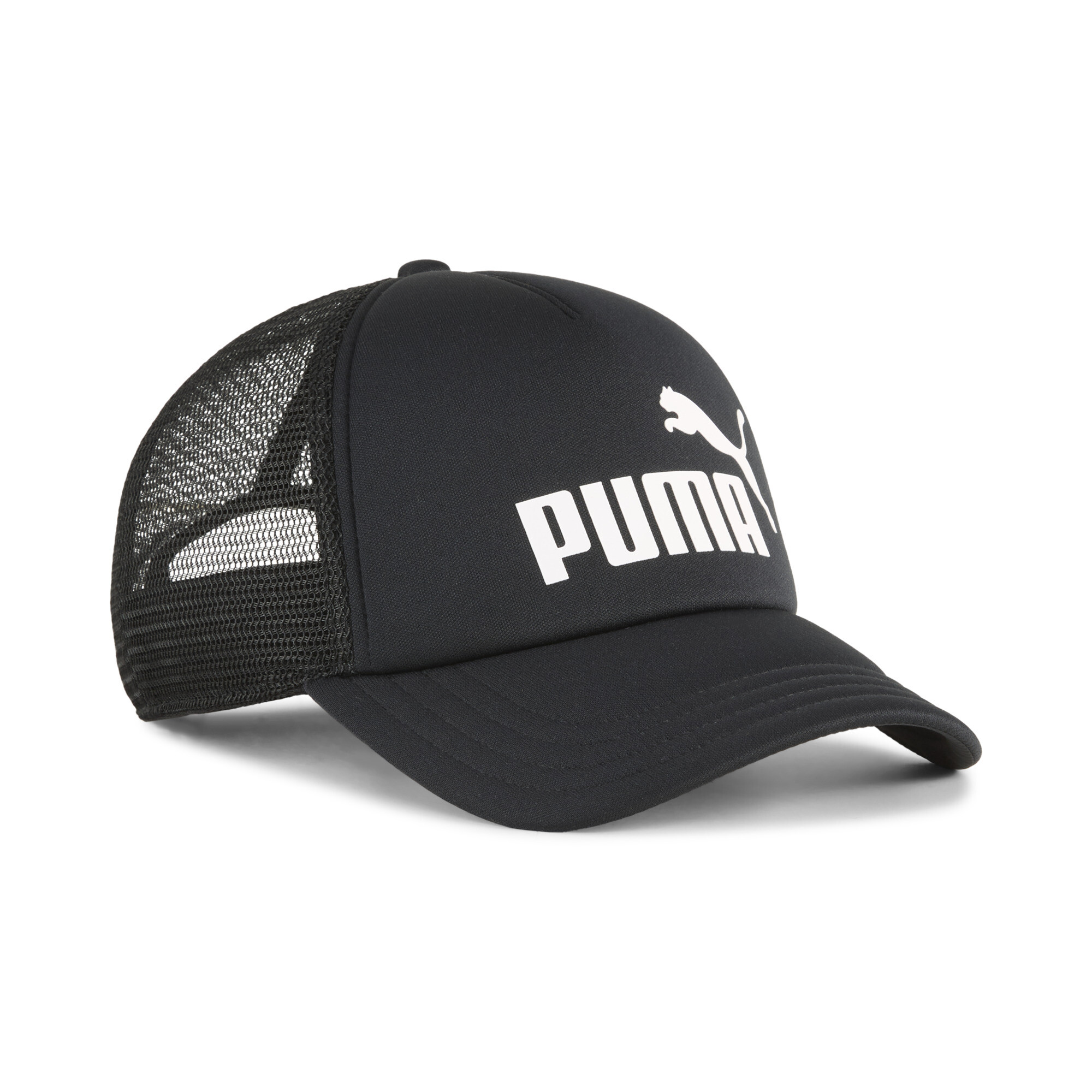 Puma ESS No. 1 Logo Trucker Cap | Mit Plain | Black