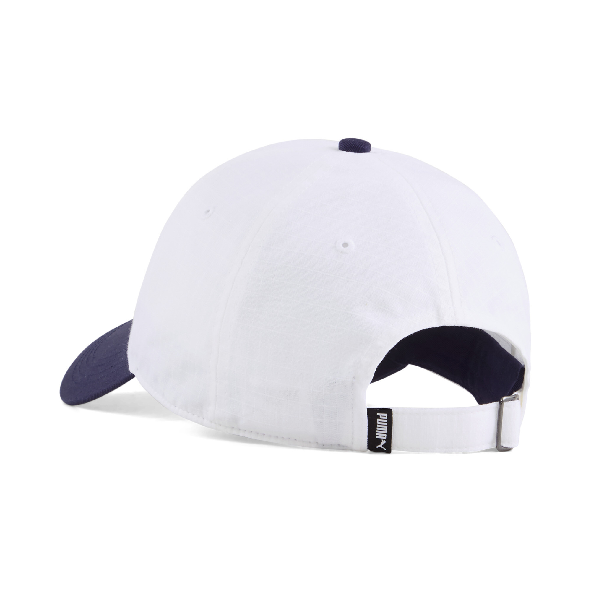 PUMA ESS No. 1 dad-pet met kleurblokken, Wit/Blauw