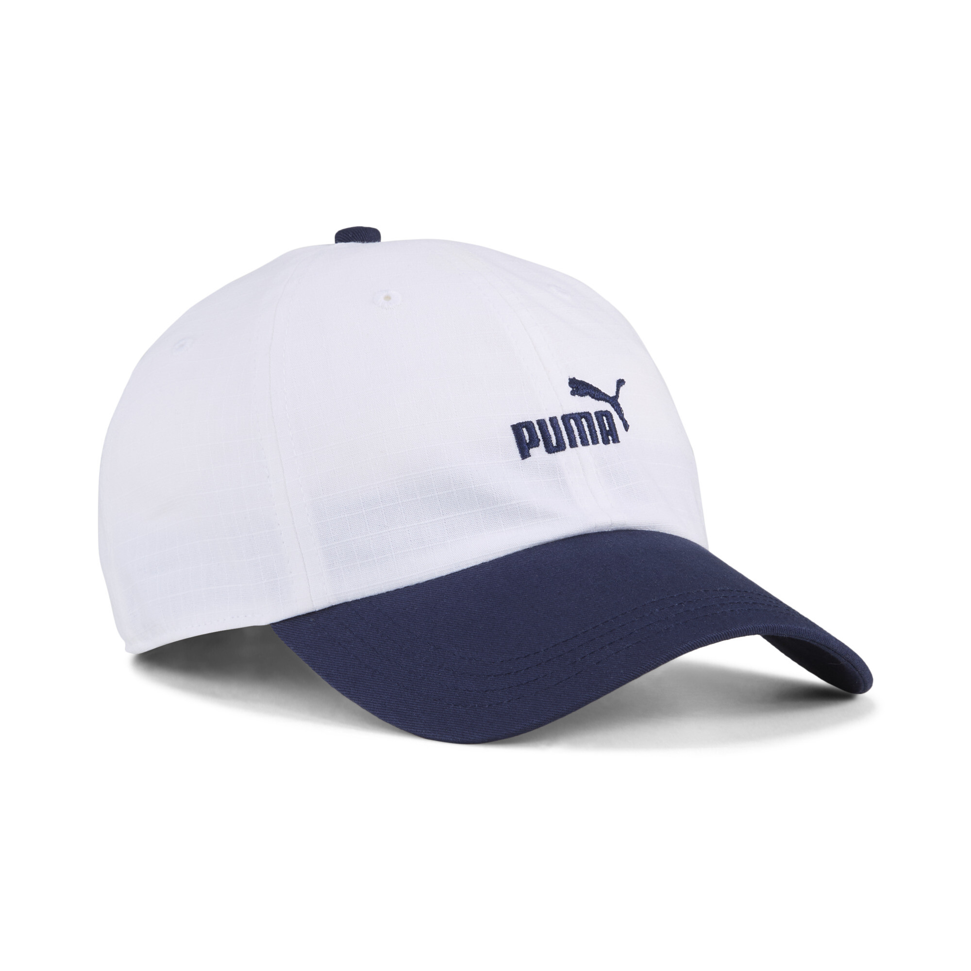 Puma ESS No. 1 Dad Cap mit Colourblocking | Mit Color Blocking | White/Navy