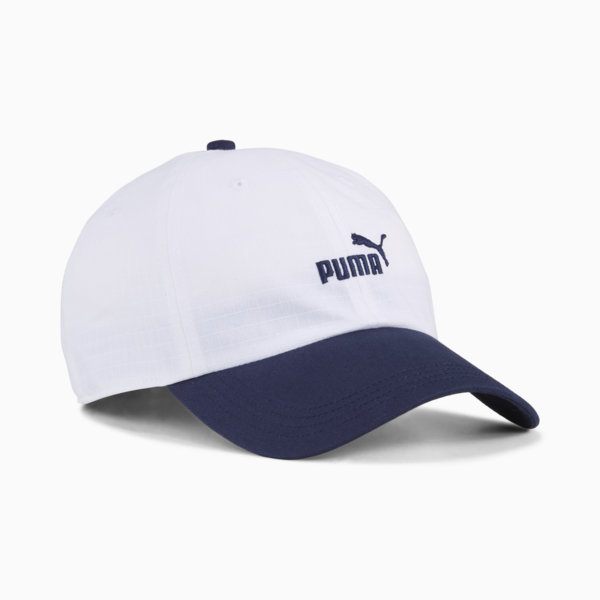 Gorra Essentials No. 1 Colour Block, PUMA White-PUMA Navy, large-MEX