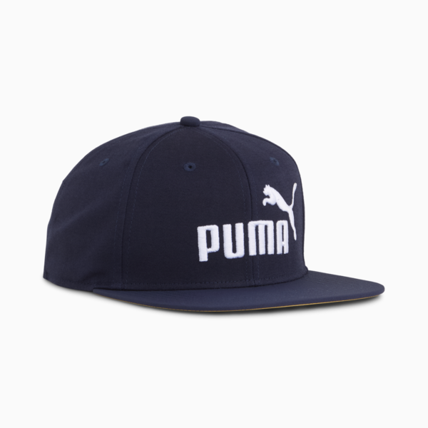 Gorra con visera plana Essentials No. 1 Logo, PUMA Navy, large-MEX