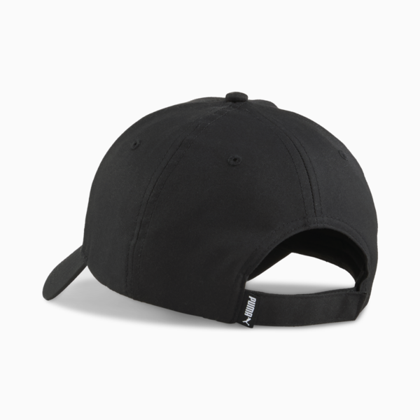 Essentials Metal PUMA Cat Baseball Cap, Puma Black, large-ZAF