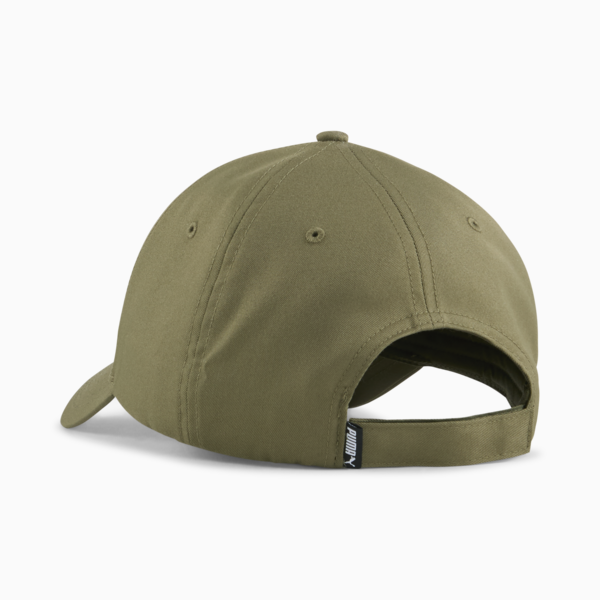 Essentials Metal PUMA Cat Baseball Cap, PUMA Olive, large-ZAF