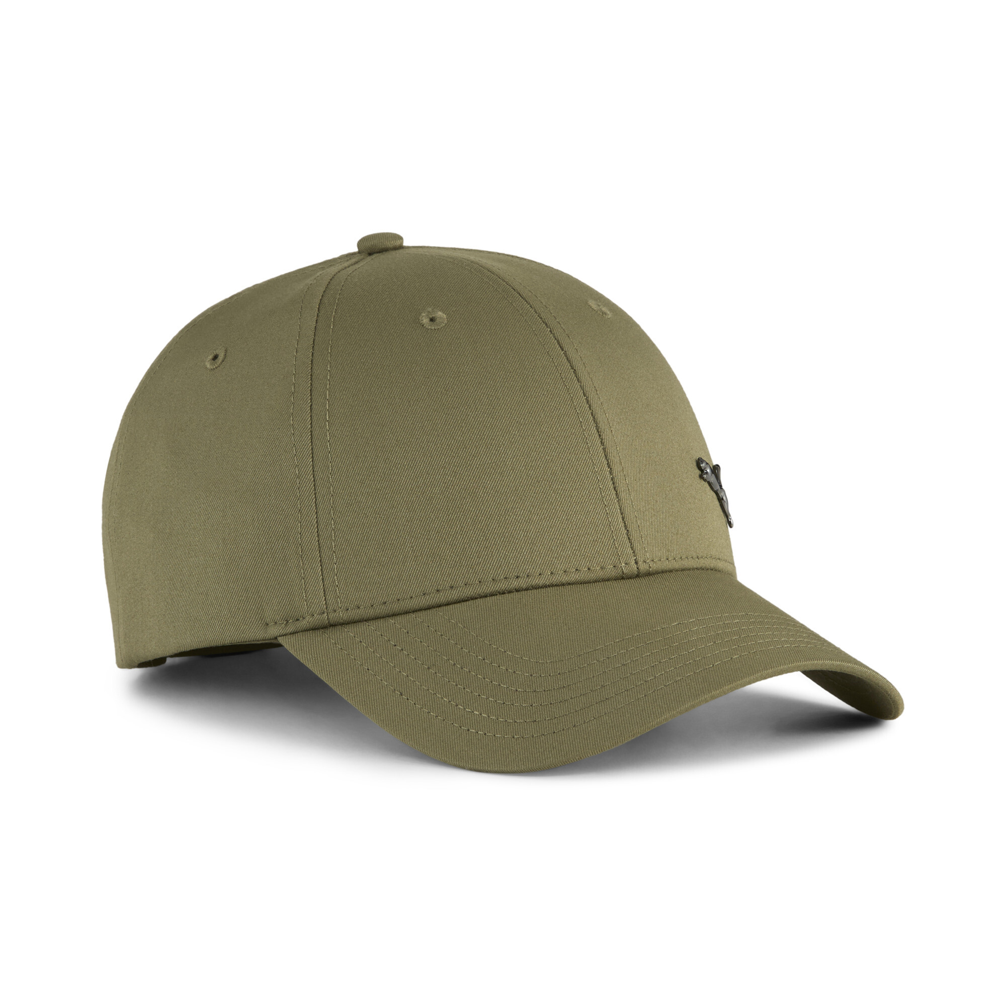 ESS Metal Puma Cat Baseballcap | Mit Plain | Olive | Größe: L