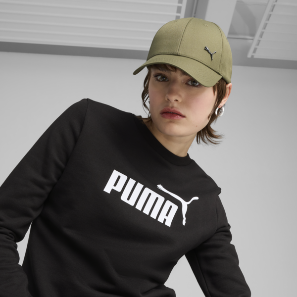 Gorra Essentials Metal PUMA Cat, PUMA Olive, large-MEX