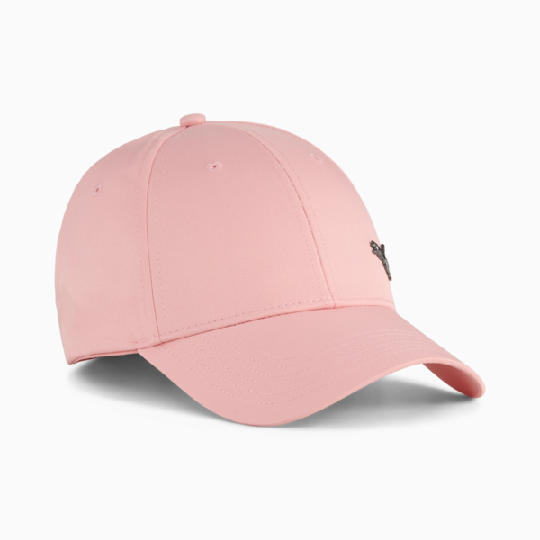 Essentials Metal PUMA Cat Baseball Cap, Pink Fruit, large-ZAF