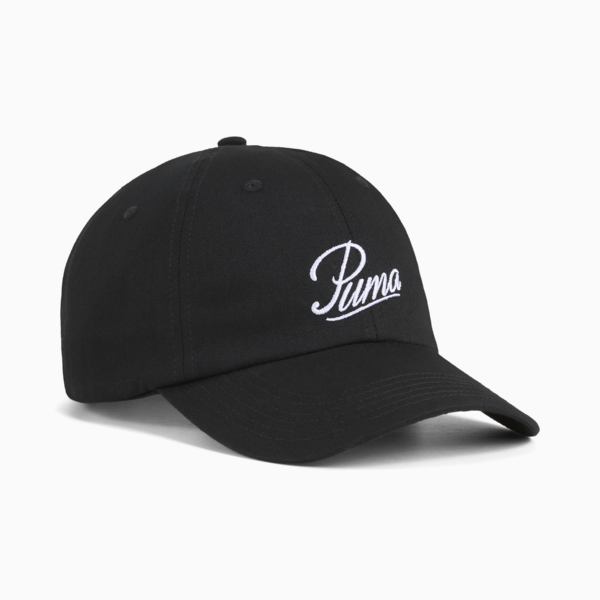 ESS Script Logo Dad Cap, Puma Black, large-ZAF