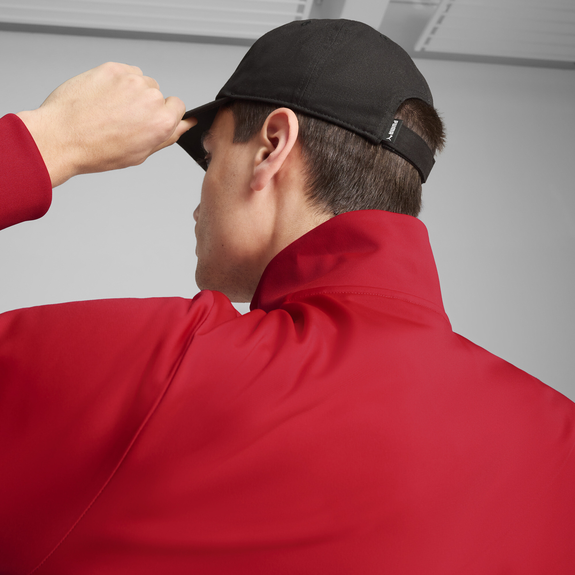 PUMA ESS No.1 Logo baseballpet met patch, Zwart, Maat M thumbnail 3