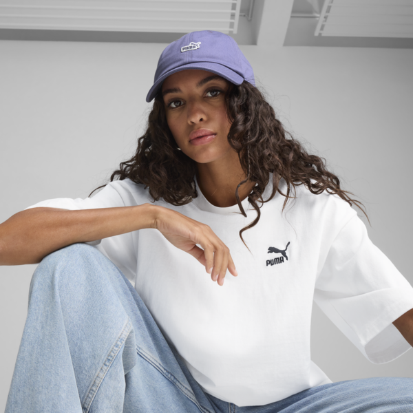 Essentials No. 1 Logo Patch Baseball Cap, Blue Crystal, large-ZAF