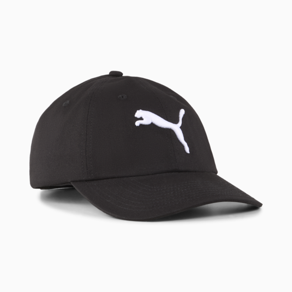 Essentials PUMA Cat Baseball Cap, PUMA Black, large-ZAF