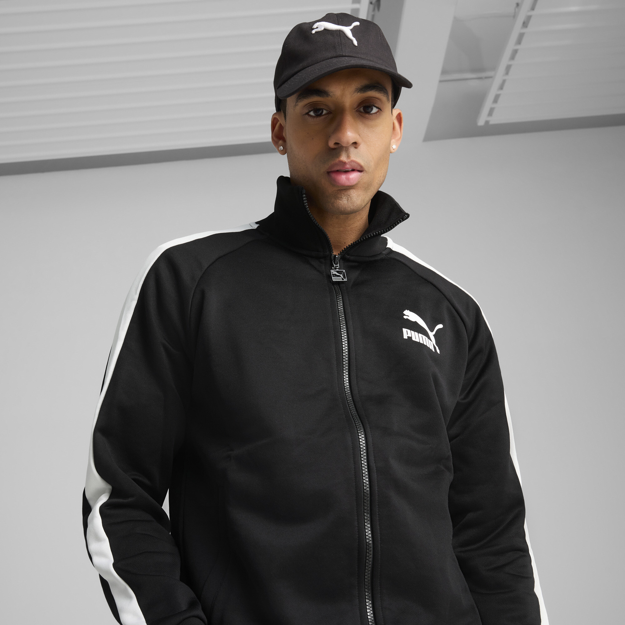 ESS PUMA Cat baseballpet, Zwart thumbnail 4