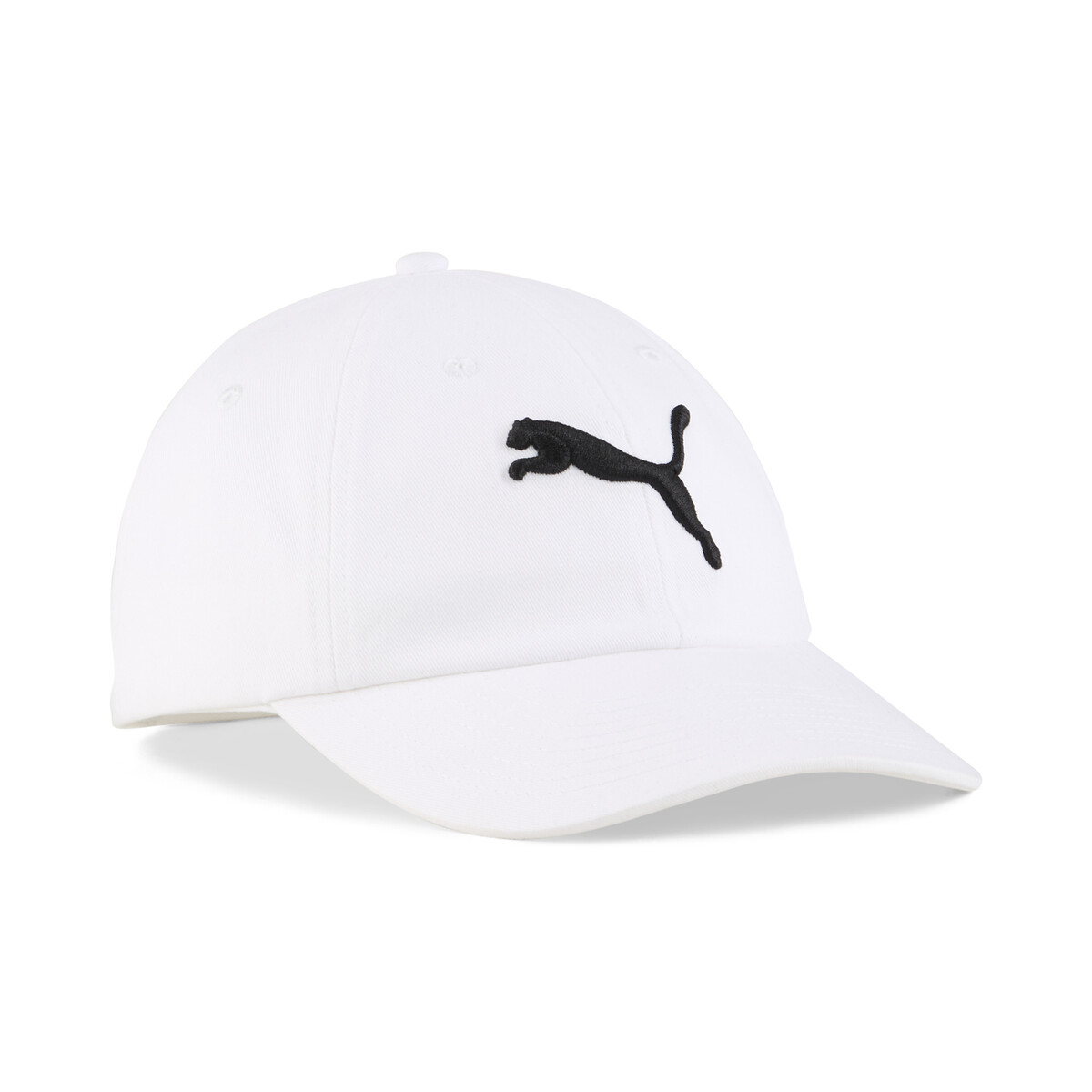 Essentials PUMA Cat Baseball Cap in White, One Size