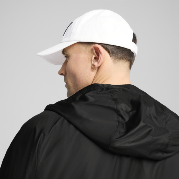 Essentials PUMA Cat Baseball Cap, PUMA White, large-ZAF