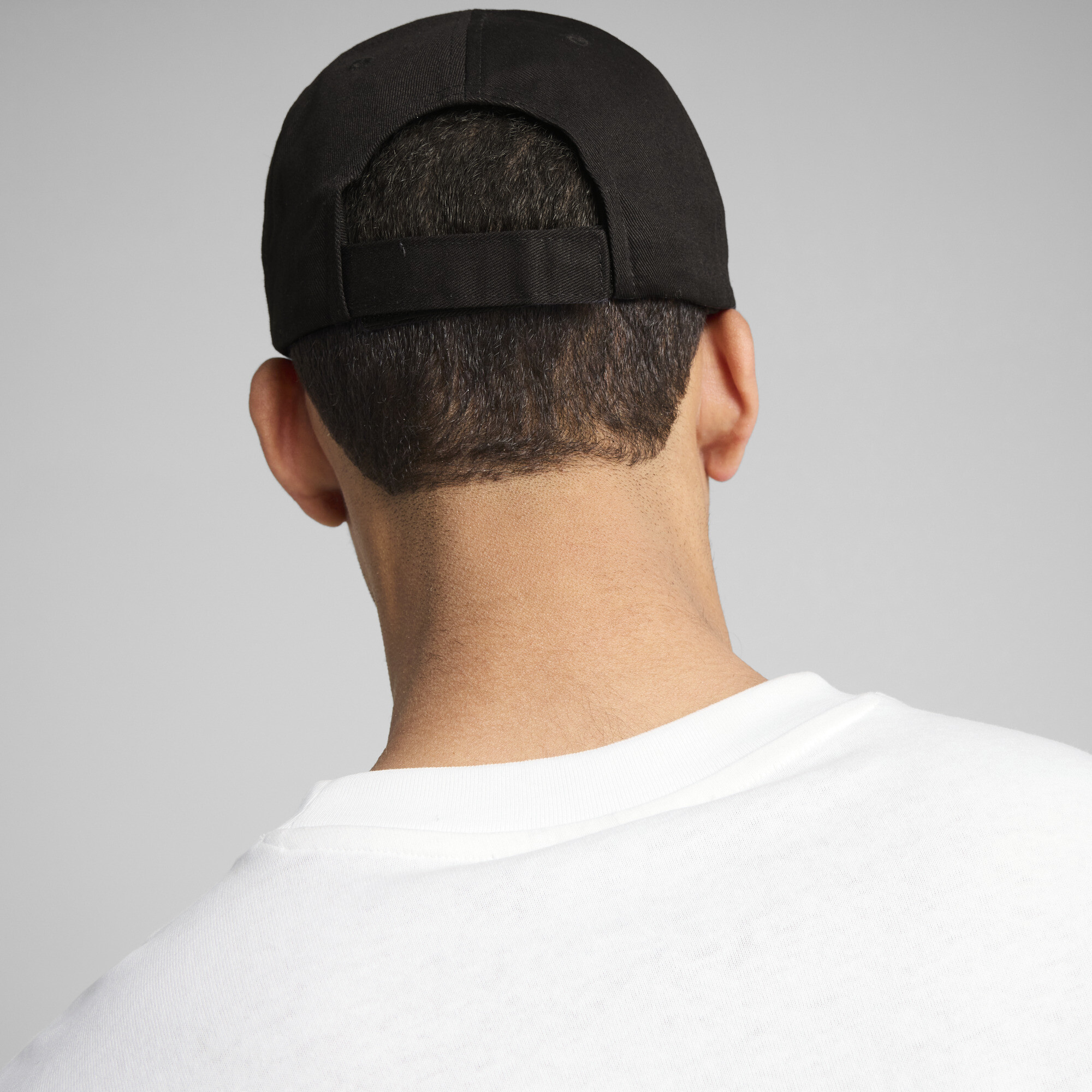 PUMA ESS-logo No.1 Logo baseballpet, Zwart/Goud, Maat M thumbnail 3