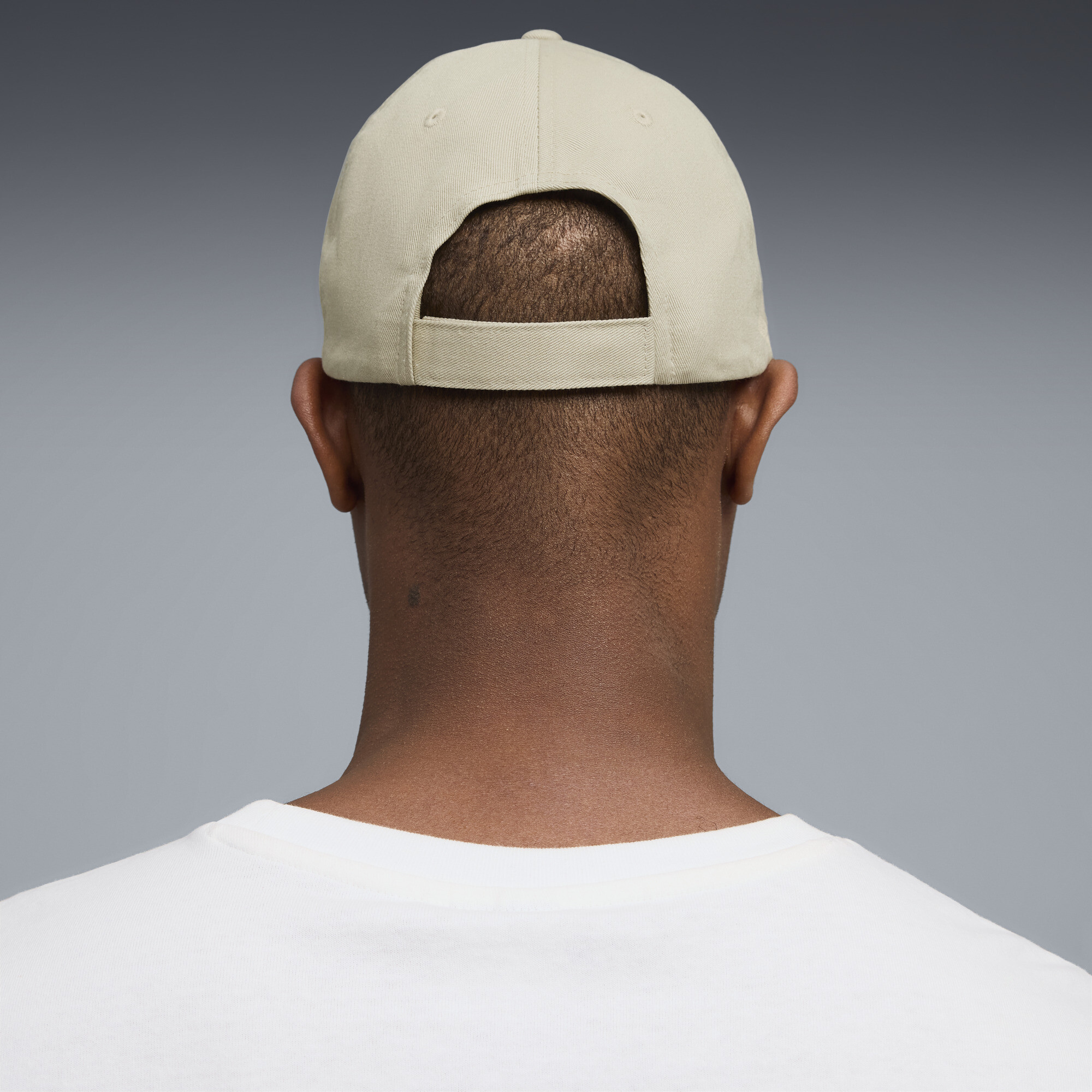 PUMA ESS-logo No.1 Logo baseballpet, Beige/Grijs thumbnail 3