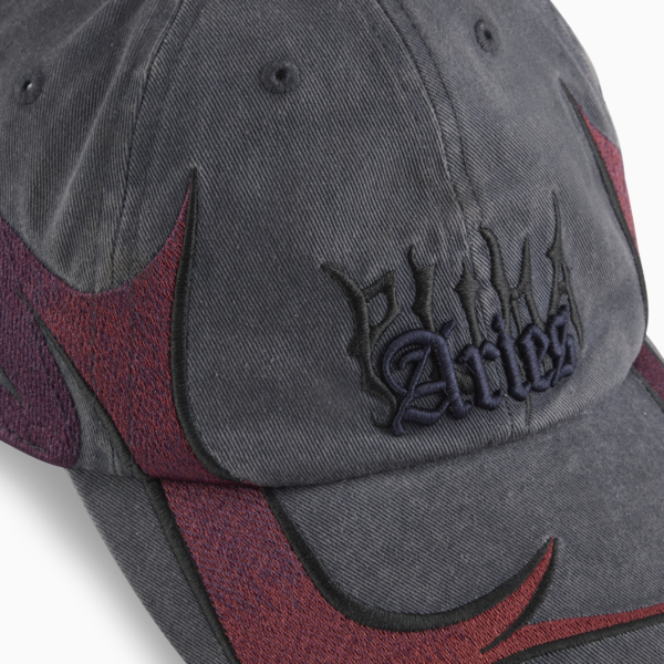 PUMA x ARIES Baseball Cap, PUMA Black, large-ZAF