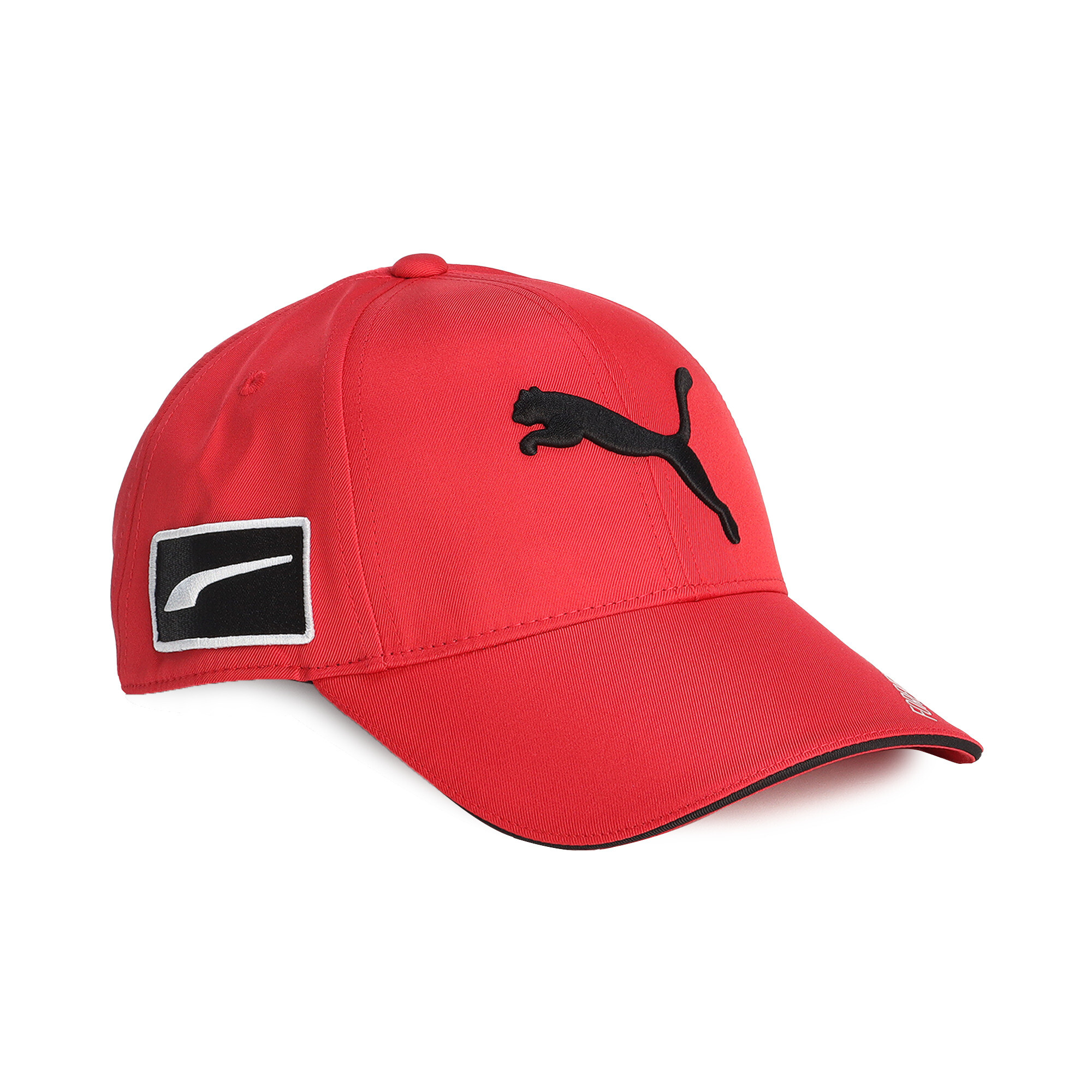 商品情報プーマのディテールが散りばめられたキャップです。フロントに「CAT」、バックに「PUMA」ロゴ刺繍、庇に「FOREVERFASTER.PUMA」ロゴのプリントを配置。クラウン両サイドのワッペン