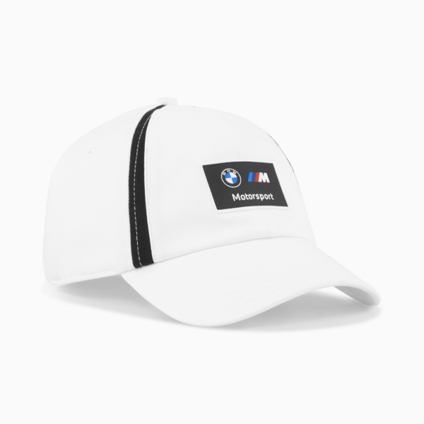 BMW M Motorsport Heritage Dad Cap, PUMA White, large-ZAF