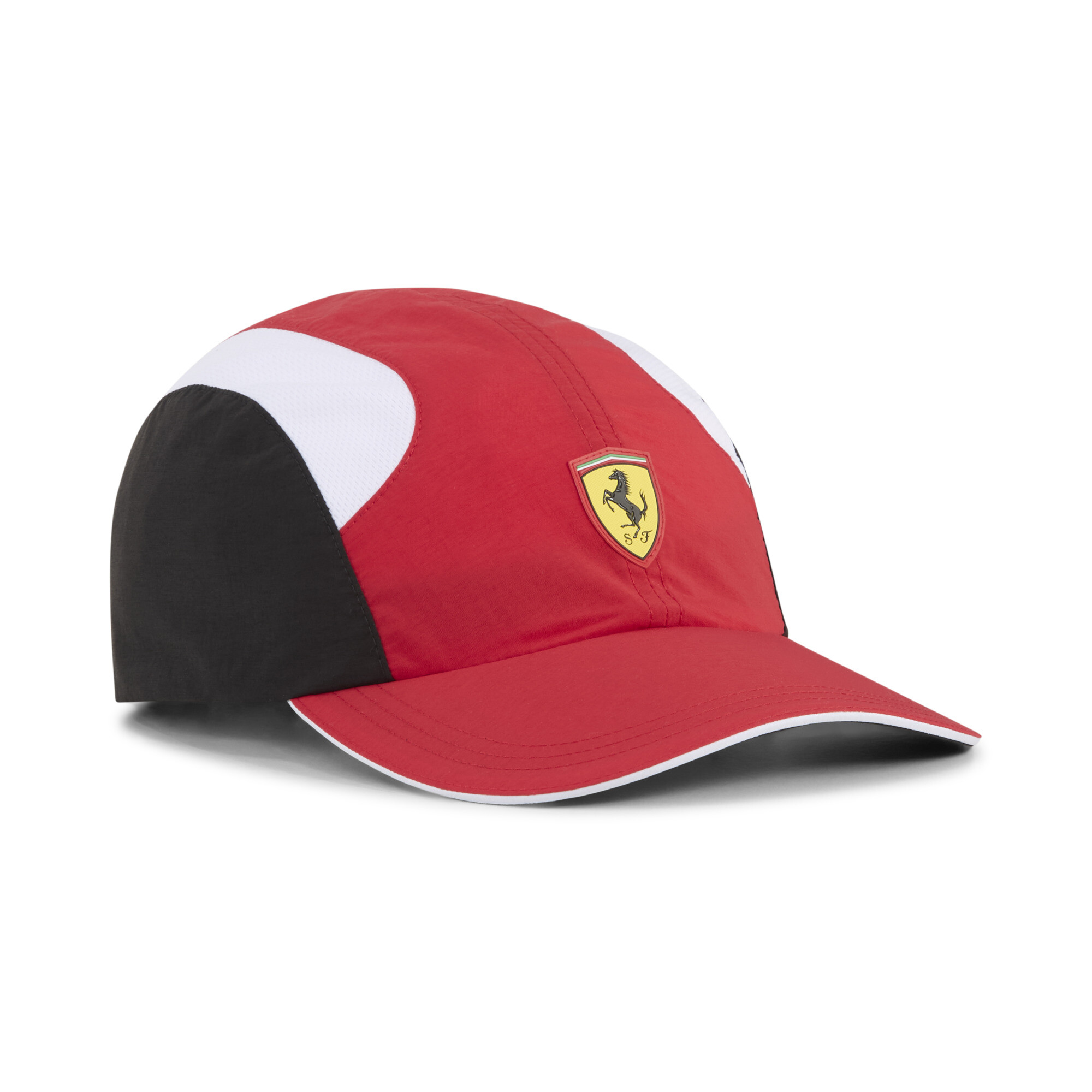 Puma Ferrari Race RCT 4-Panel-Cap | Mit Plain | Rosso Corsa/Black