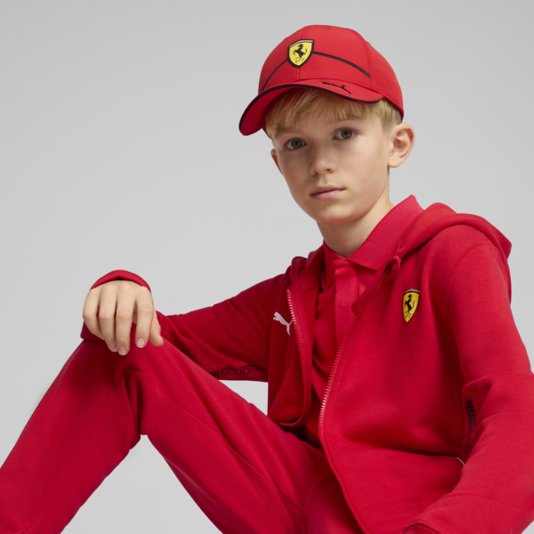 Ferrari Race Baseball Cap Youth, Rosso Corsa, large-ZAF