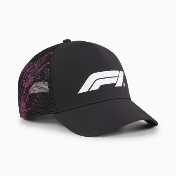 F1® Colour Trucker Cap, PUMA Black, large-ZAF