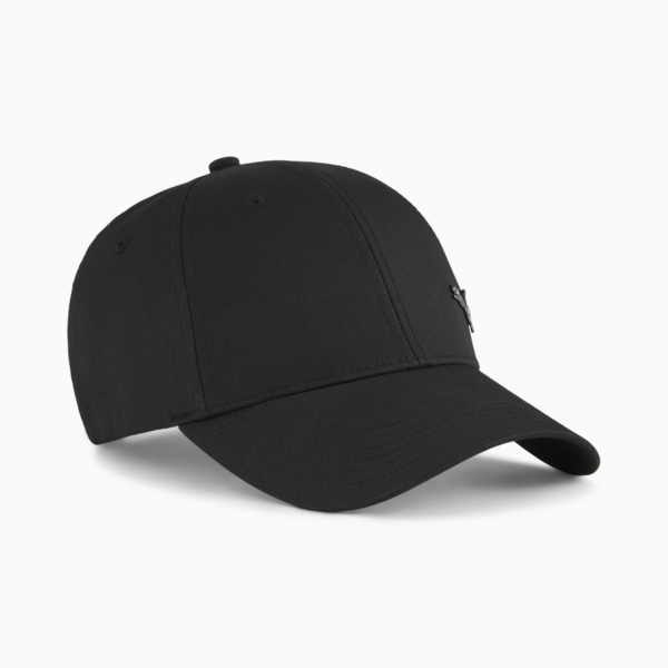 ESS Metal PUMA Cat Baseball Cap Youth, PUMA Black, large-MEX