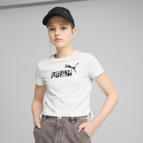 ESS Metal PUMA Cat Baseball Cap Youth, PUMA Black, large-MEX