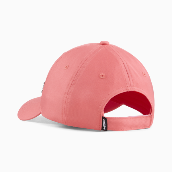 ESS Metal PUMA Cat Baseball Cap Youth, Peach Frost, large-MEX