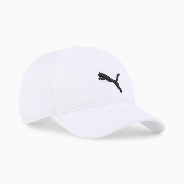TRAINING PUMA Cat Logo Baseball Cap Youth, PUMA White, large-ZAF