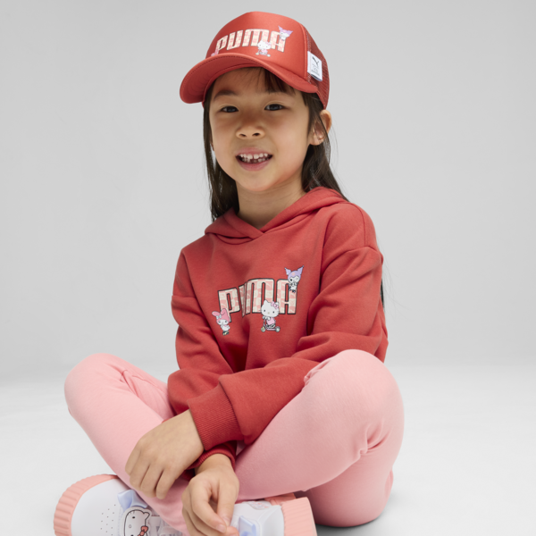 PUMA x HELLO KITTY AND FRIENDS Trucker Cap Youth, Red Fire, large-ZAF