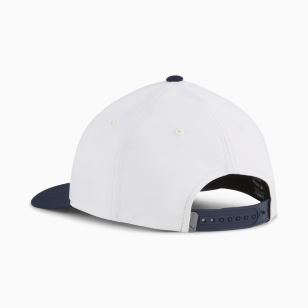 Crafted P Golf Cap Men, Warm White-Deep Navy, large-ZAF