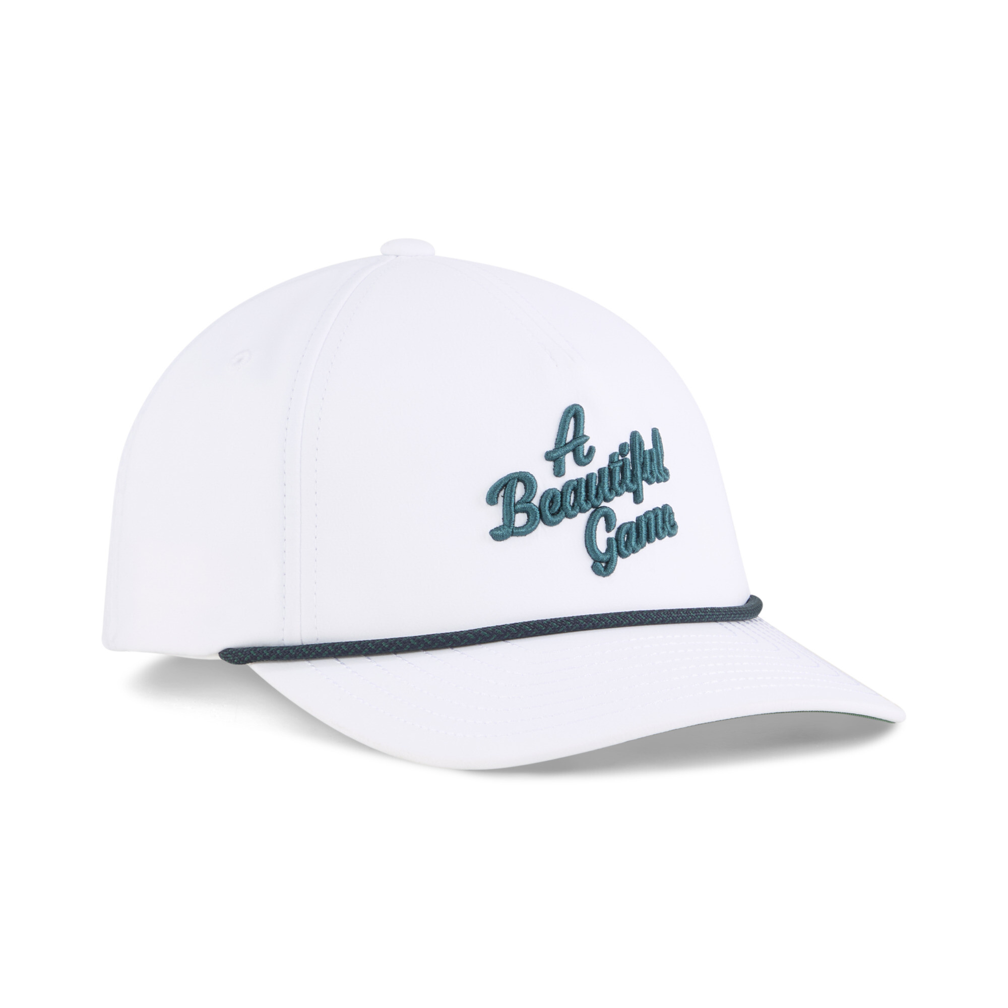 Puma Beautiful Game Golf Cap Herren | Mit Plain | White Glow/Dark Myrtle | Größe: Adult