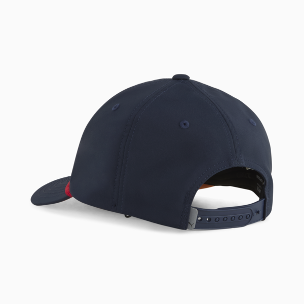 Interstate Golf Cap Men, Deep Navy-Red Fire, large-ZAF