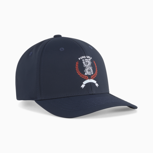 Queen City Golf Cap, Deep Navy-Red Fire, large-ZAF