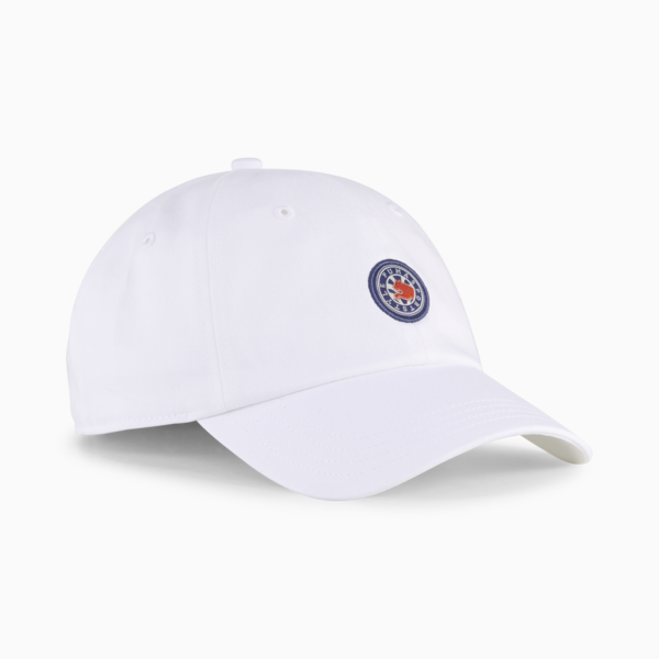 WARDROBE Essentials GRAPHIC Dad Cap, PUMA White, large-MEX