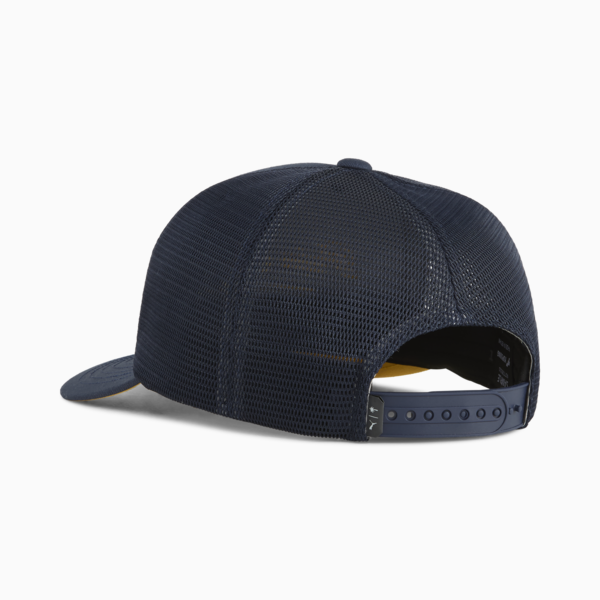 PUMA x PALM TREE CREW Performance Foam Trucker Golf Cap Men, Deep Navy, large-ZAF