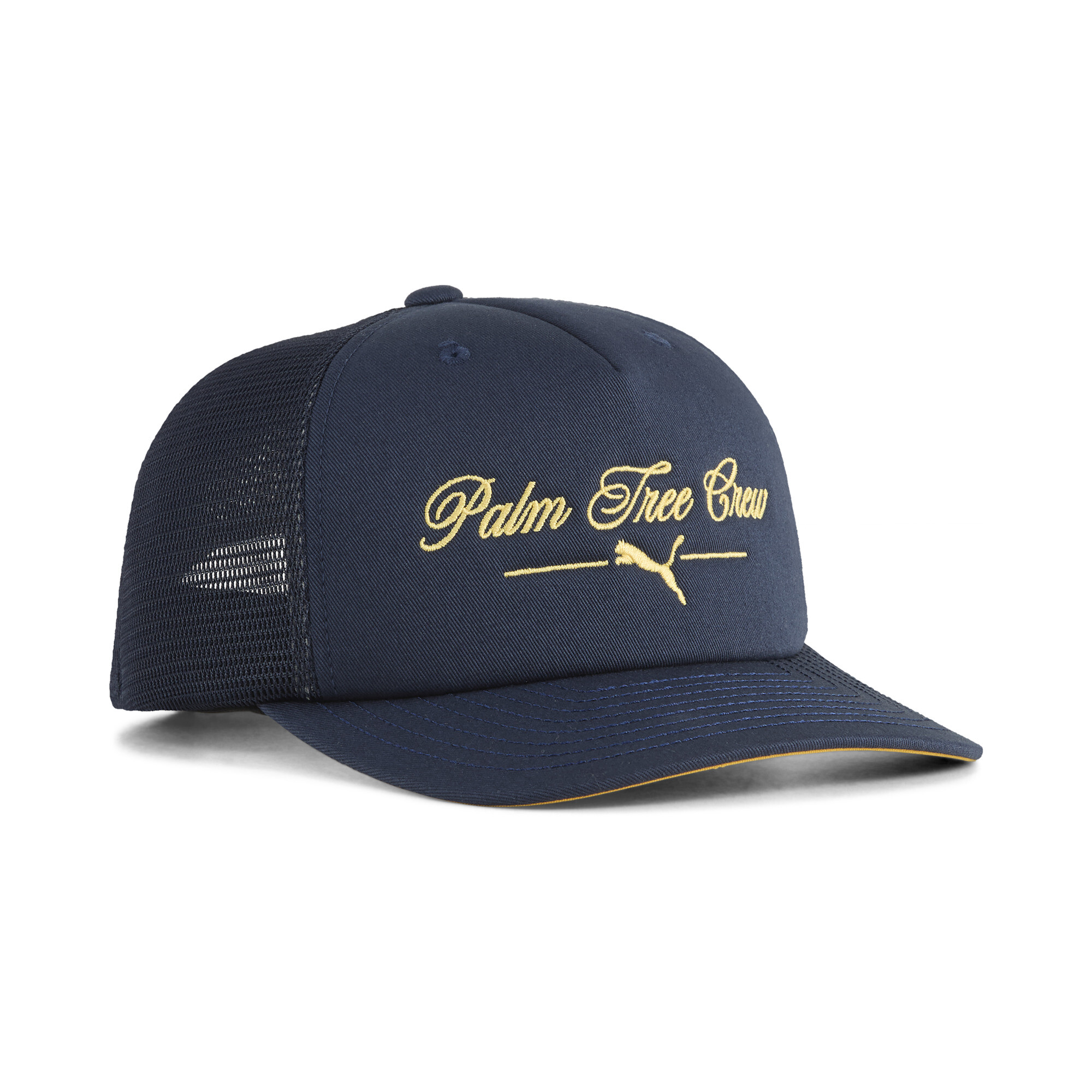 Puma x PALM TREE CREW Performance Foam Trucker Golf Cap Herren | Mit Plain | Deep Navy | Größe: Adult