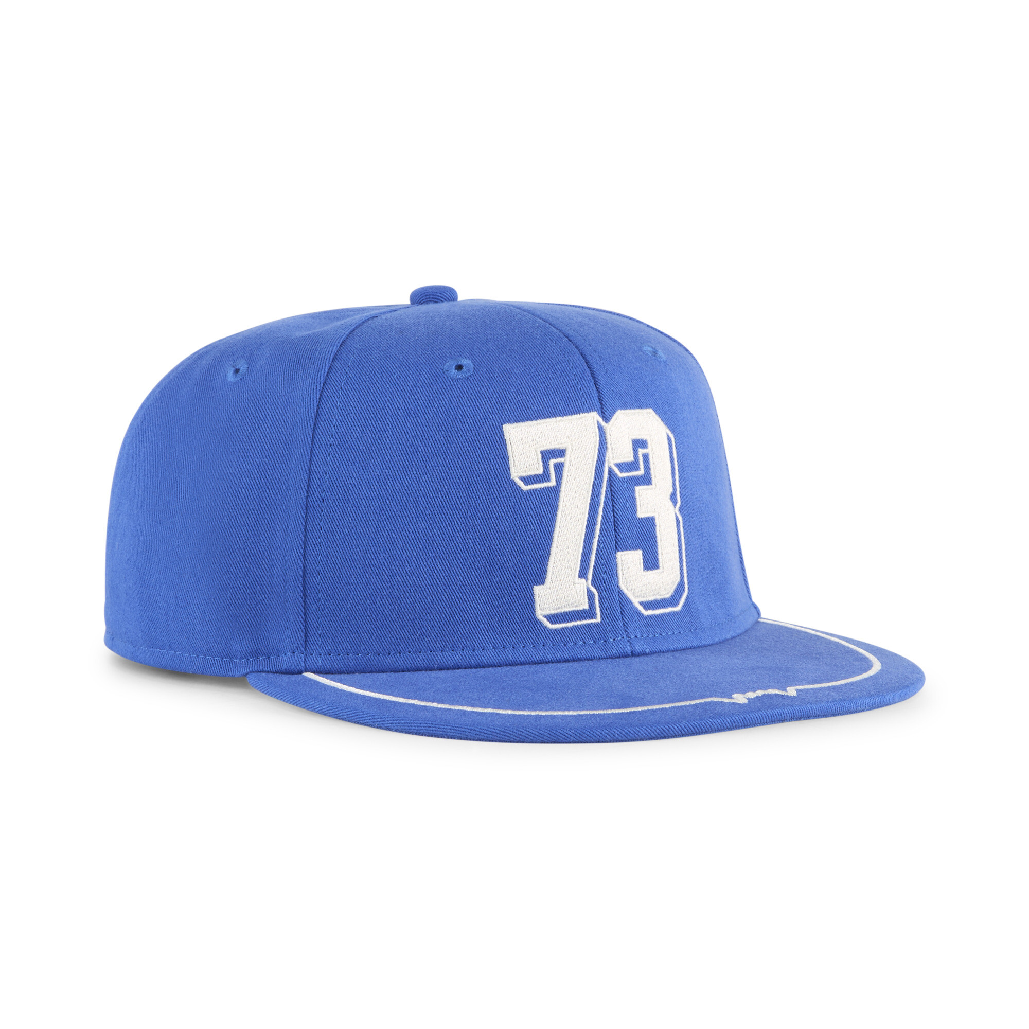 Puma Basketballcap mit flachem Schirm | Mit Logo Print | Vivid Blue