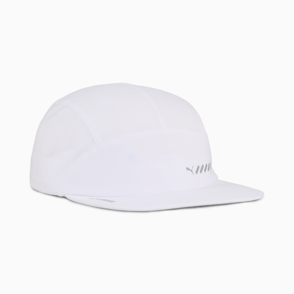 Gorra de running plegable PUMA, PUMA White, large-MEX