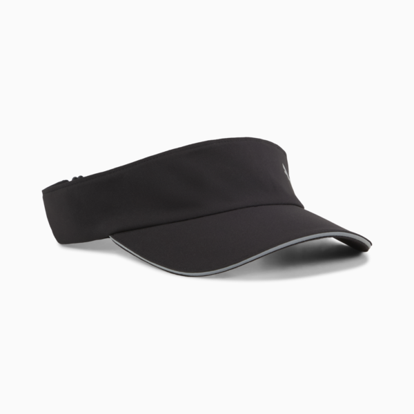 Running Visor, PUMA Black, large-ZAF