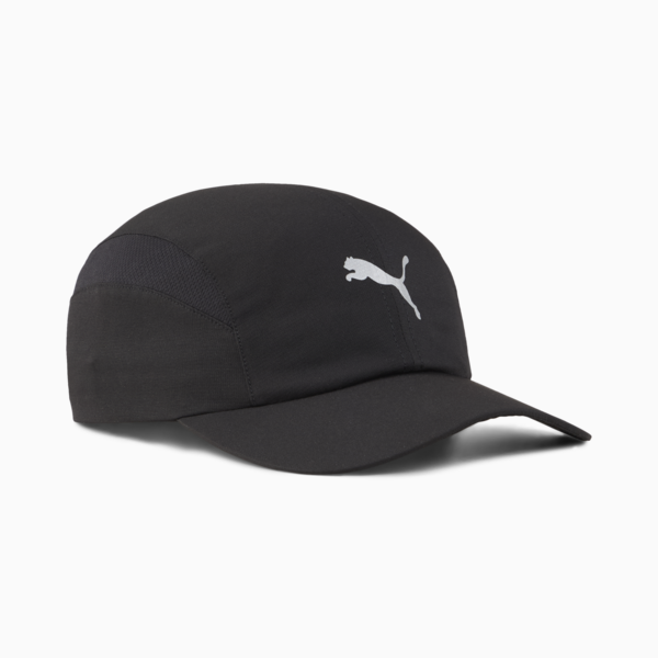 Quick Dry Training 4 Panel Cap, Puma Black, large-ZAF