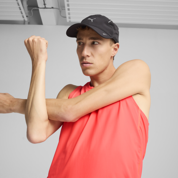 Runner Short Visor 5 Panel Cap, PUMA Black, large-ZAF