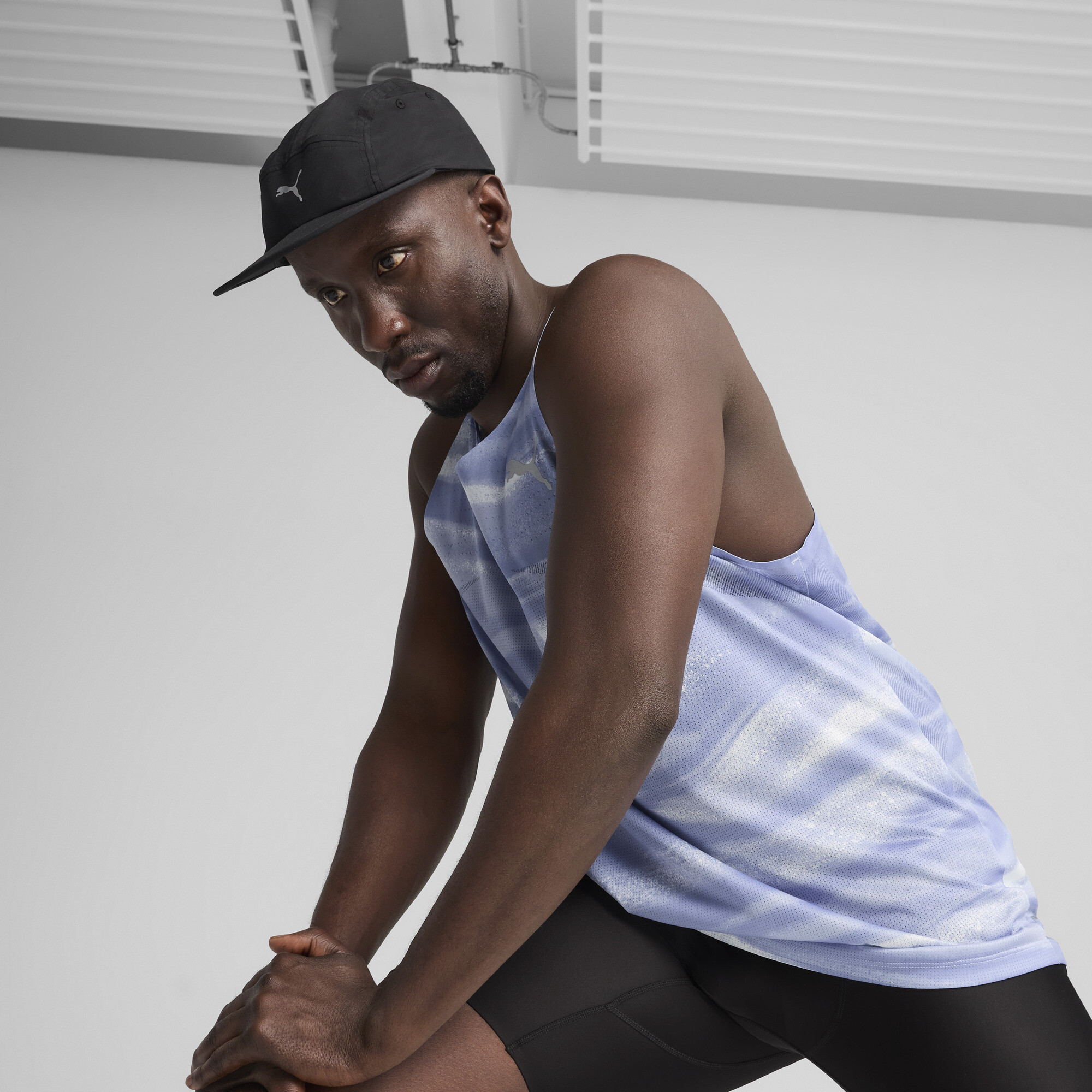 PUMA ESS Running pet met 5 panelen, Zwart, Maat S thumbnail 4