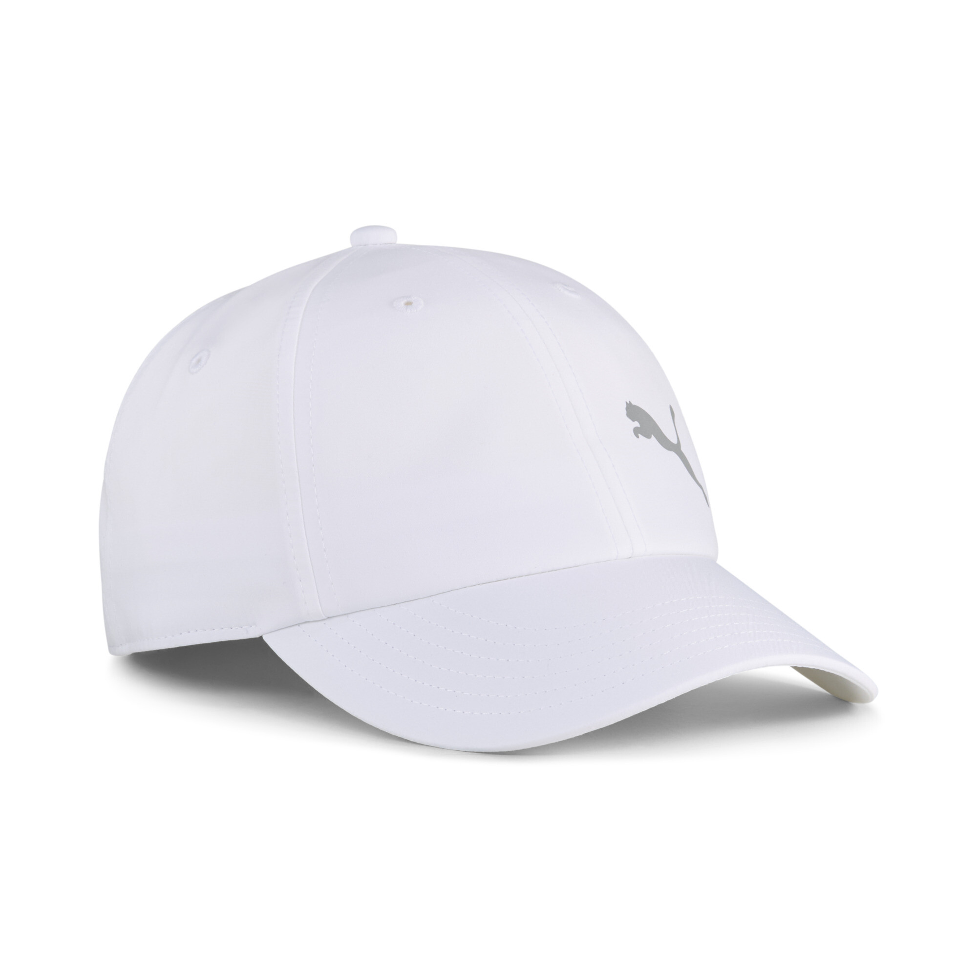 Puma Poly Cotton Baseballcap | Mit Plain | White | Größe: M