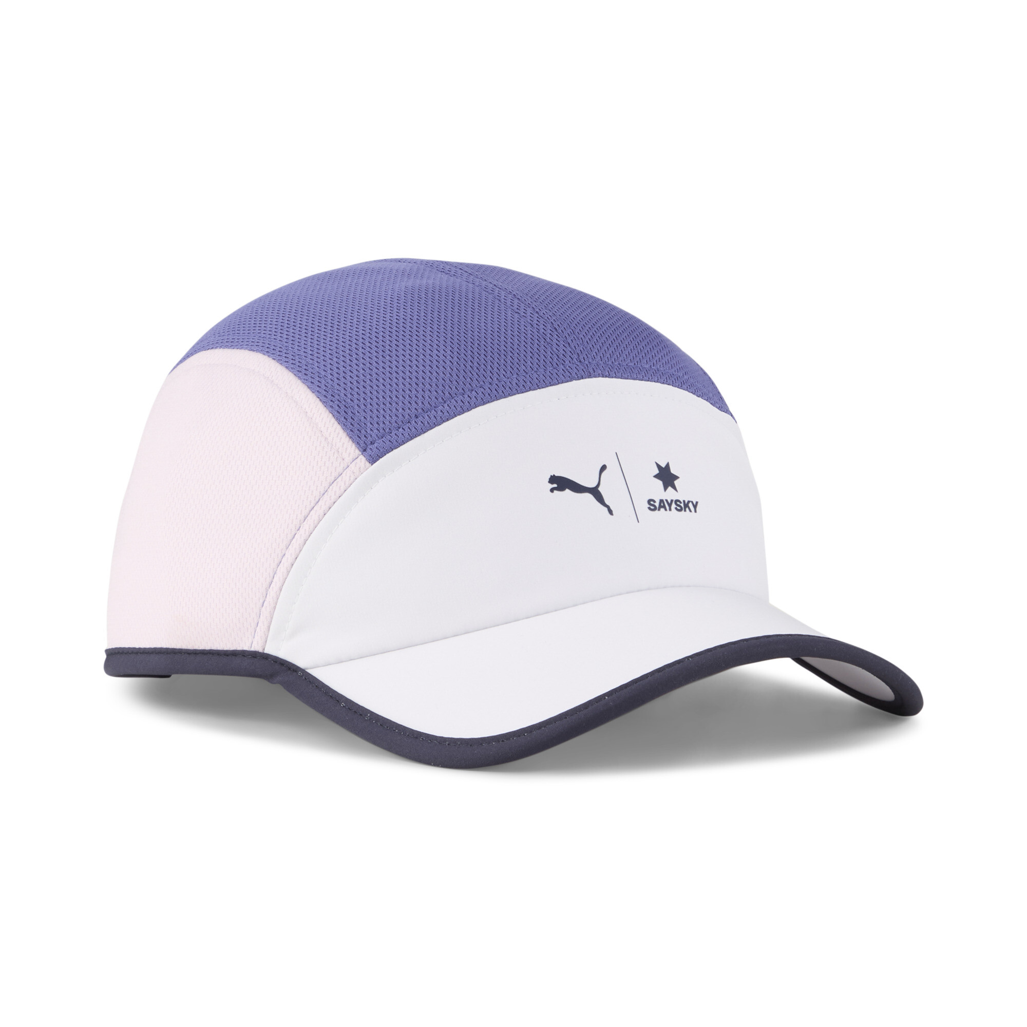 Puma X SAYSKY Running 5-Panel-Cap Unisex | Mit Plain | Blue Crystal