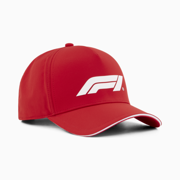 F1 Baseball Cap, Pop Red, large-MEX