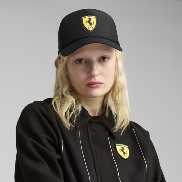 Gorra con malla Scuderia Ferrari Race, PUMA Black, large-ARG