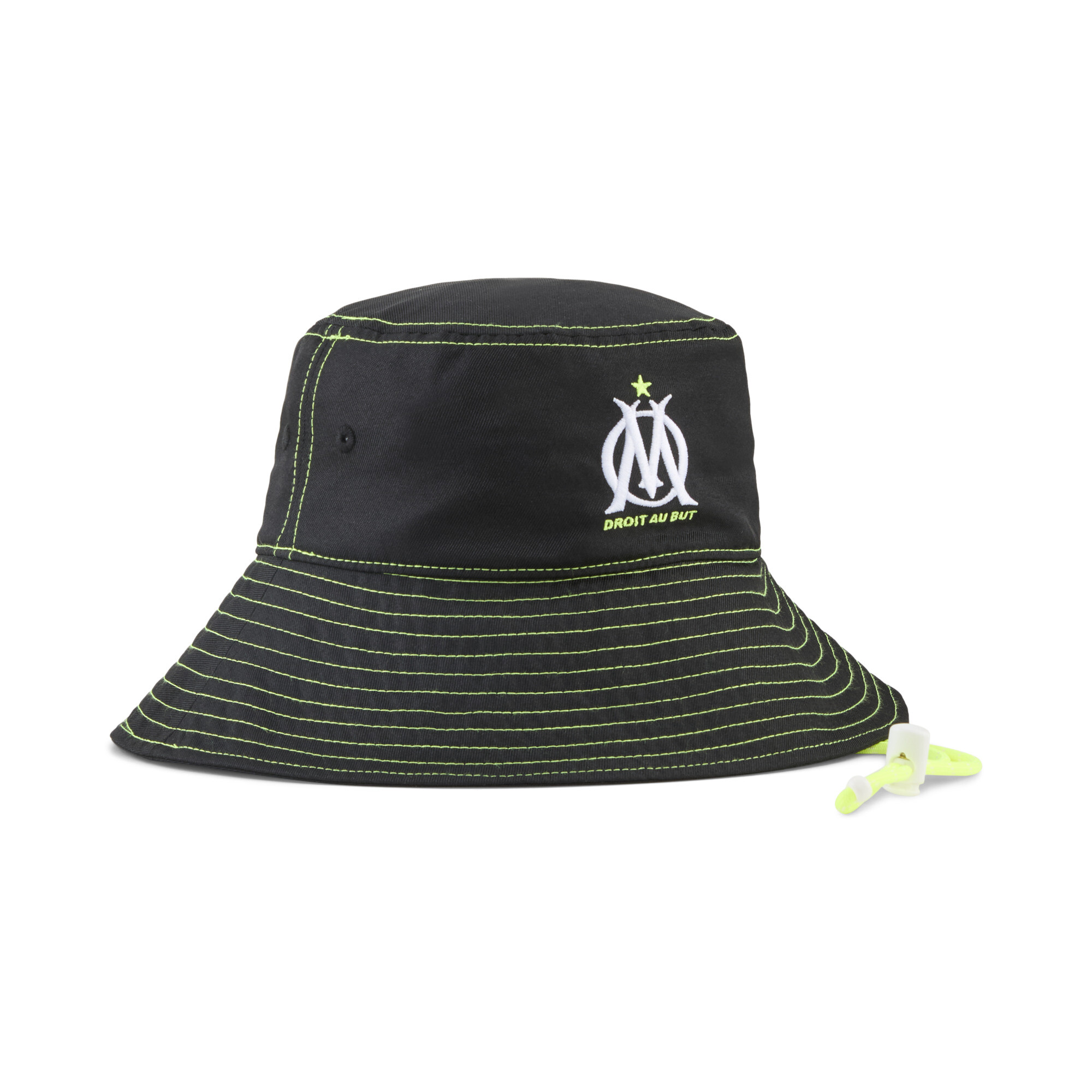 Puma Olympique de Marseille FASTER Bucket Hat | Mit Print | Black/White